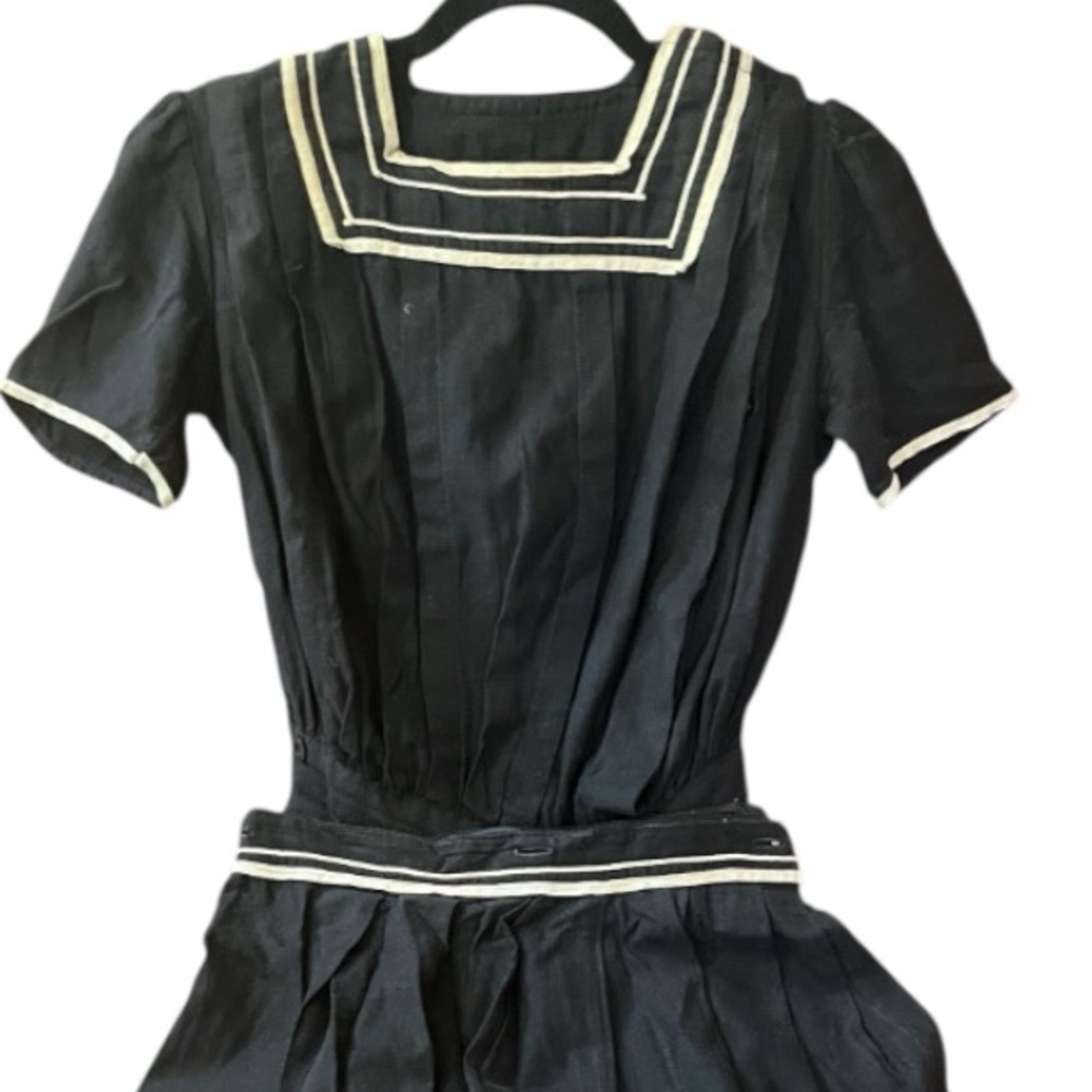 Edwardian Swimsuit/play wear with Skirt and original Socks - Picture 6 of 9